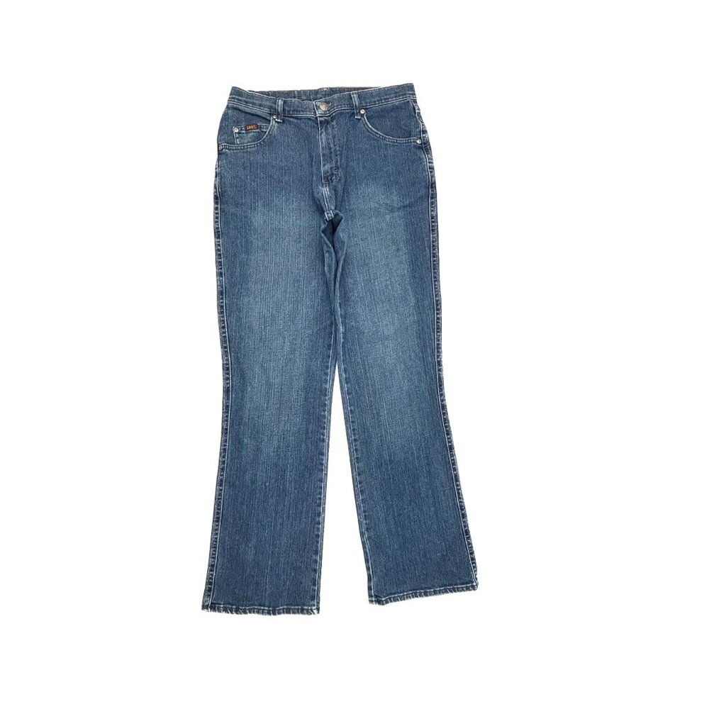 Lee Bootcut Women's size 10 Dark Wash Blue‎ Denim jeans